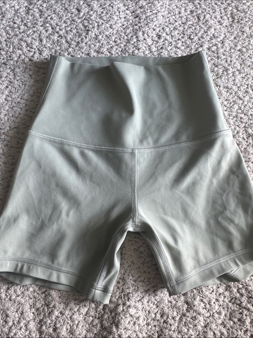 lululemon athletica align High-Rise Performance Shorts in Sage Green